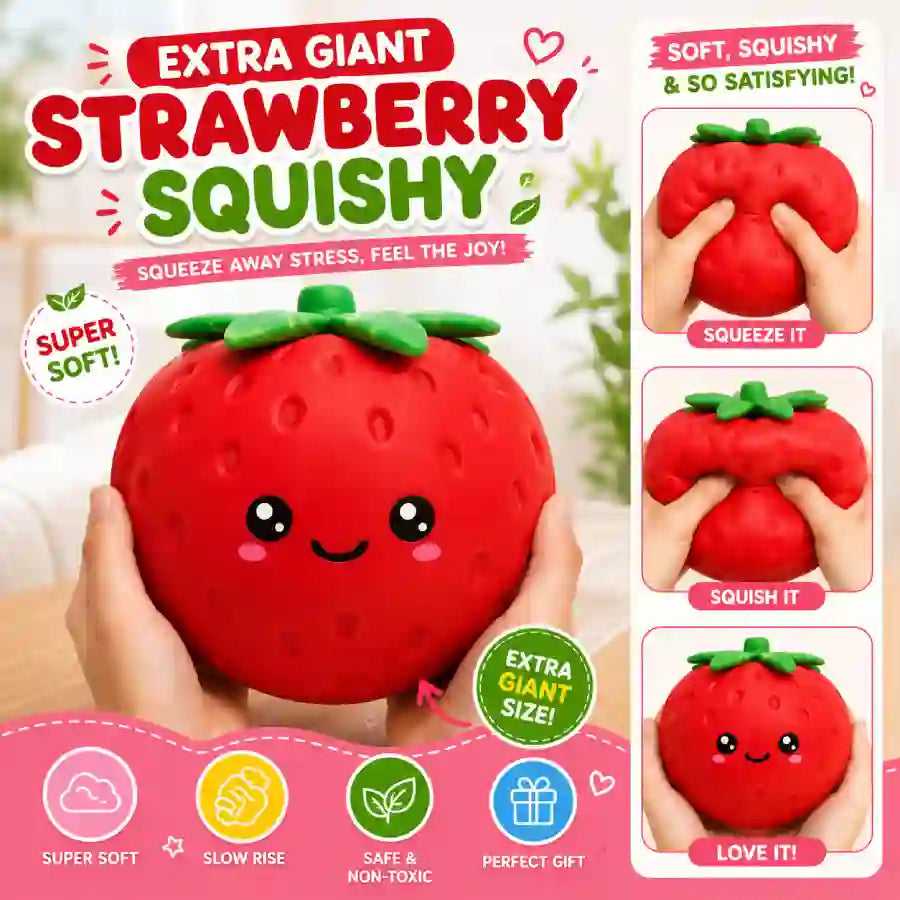 Giant Strawberry Squishy