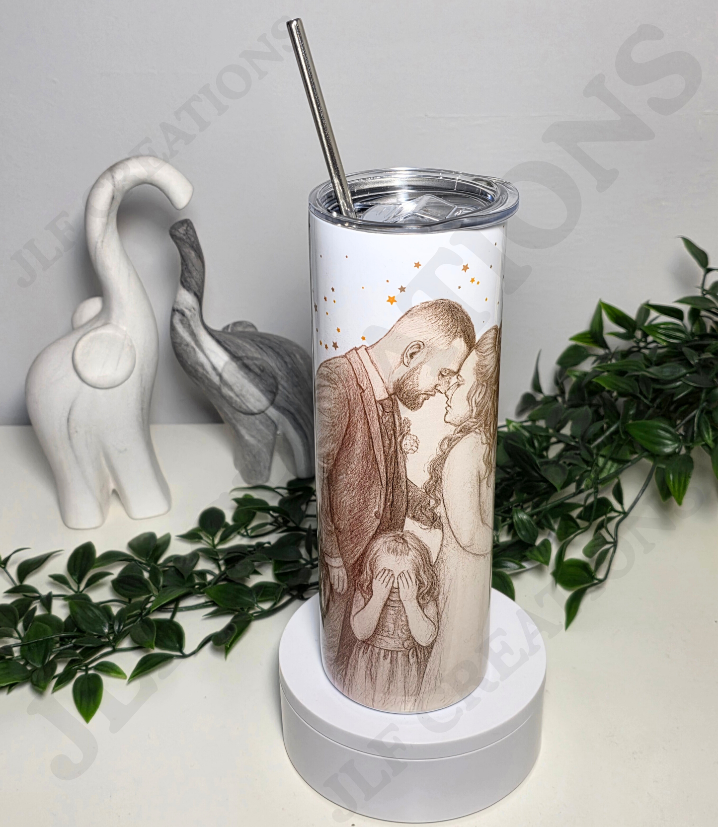 Photo into Sketch Tumbler