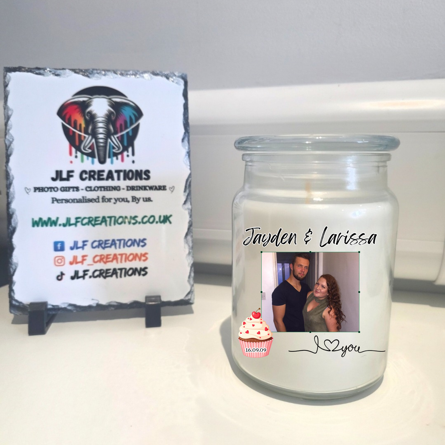 Valentines Candle