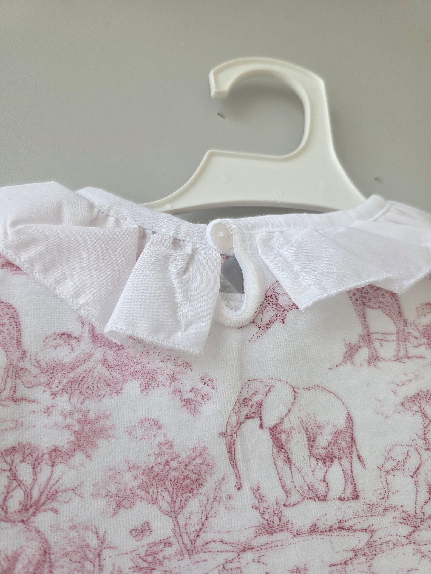 Safari - Pink frilled pjs