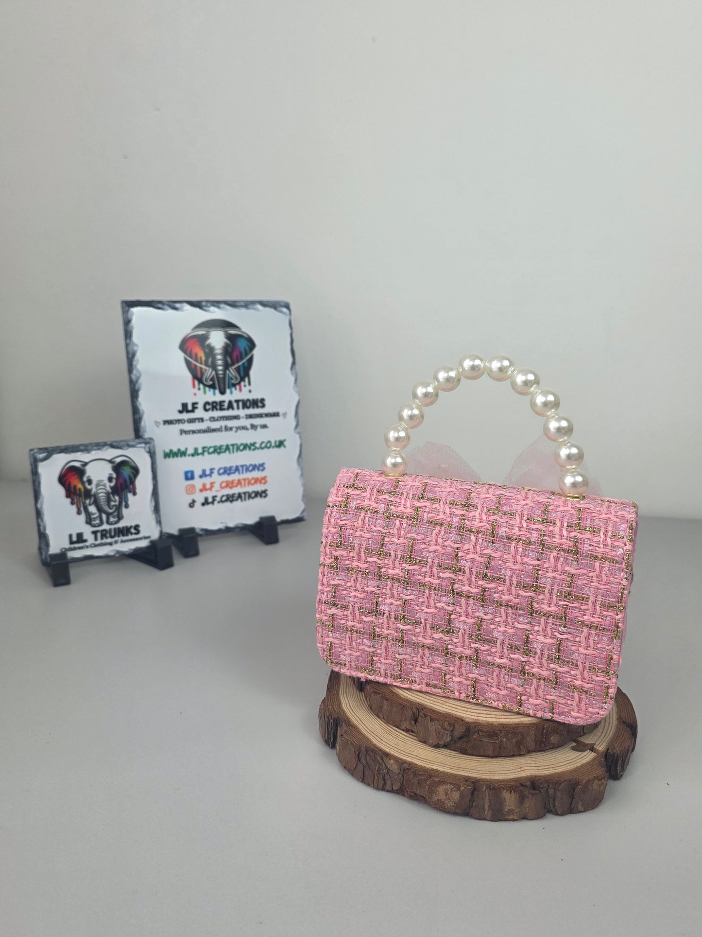 Pink Tiara Bow Bag