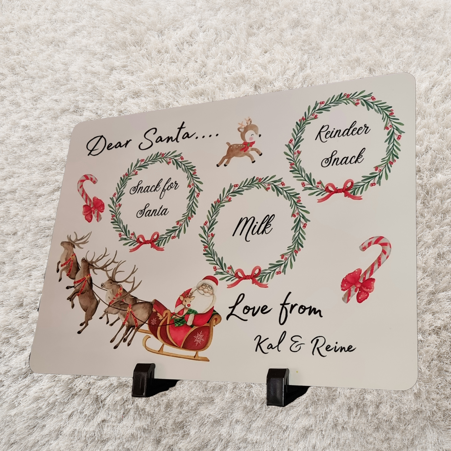 Christmas Eve Santa Board