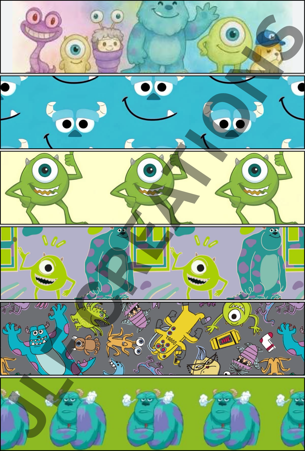 Monster Inc Tube Tape