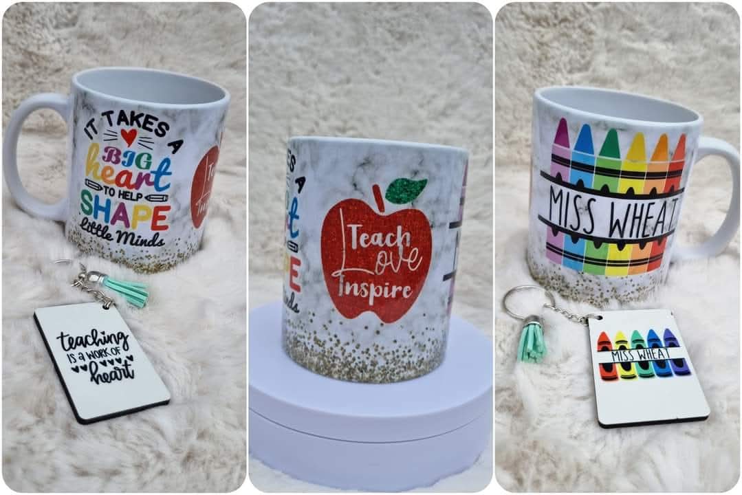 11oz mug, MDF Coaster & Keyring