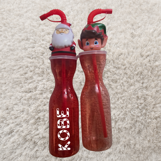 Santa or Elf Drinks Bottles