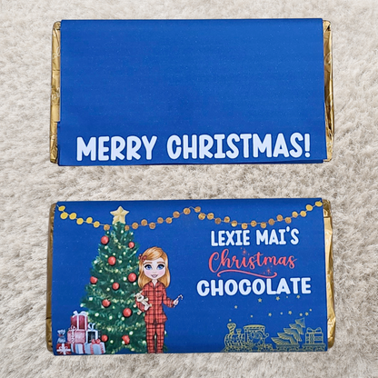 Chocolate bar wrapper only
