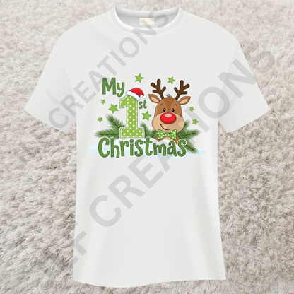 1st Christmas T-shirt Designs