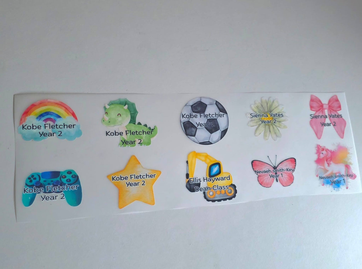 DTF labels