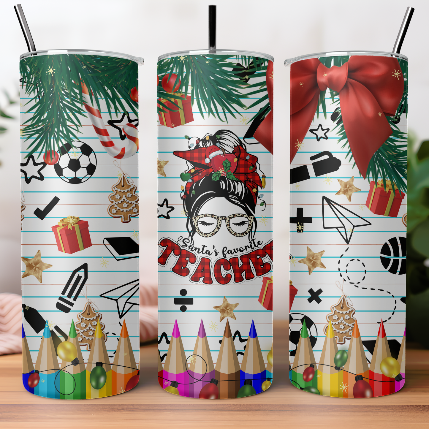 20oz Christmas Tumblers