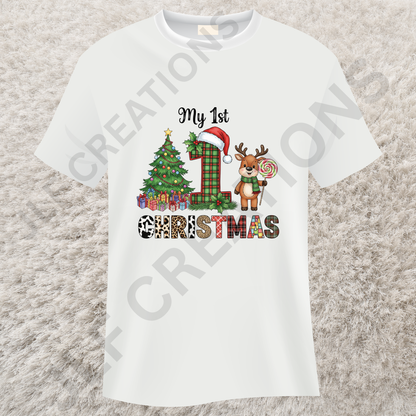 1st Christmas T-shirt Designs