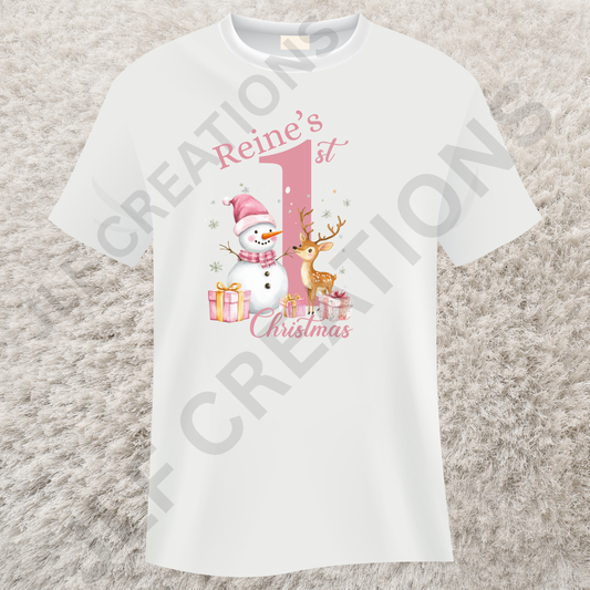 1st Christmas T-shirt Designs