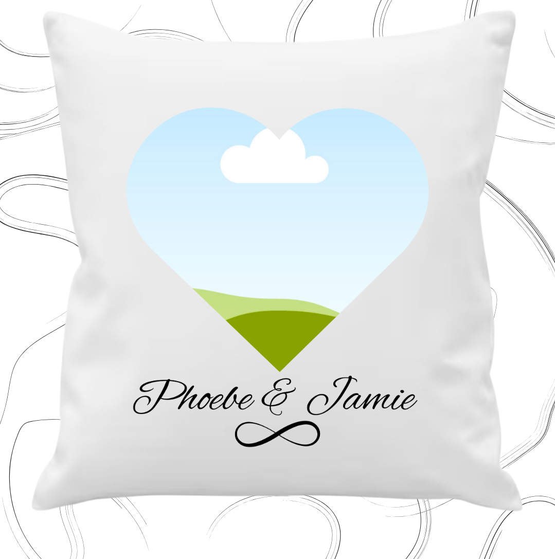 Infinity cushion cover