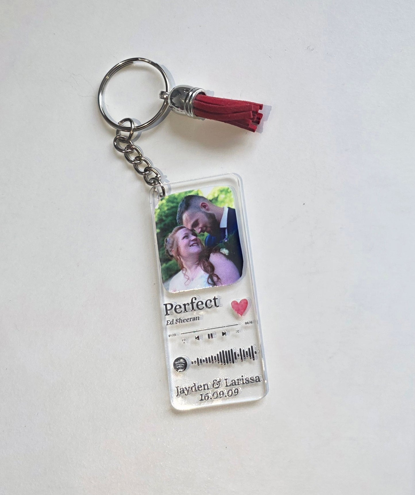 Acrylic keyring