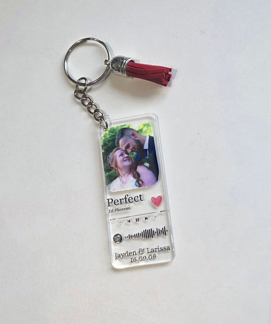 Acrylic keyring