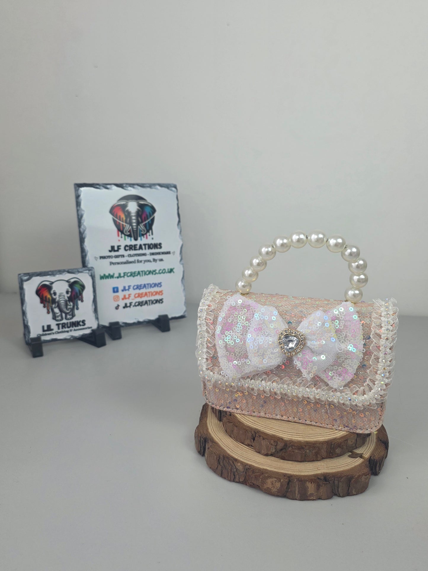 Gold Bow Bag