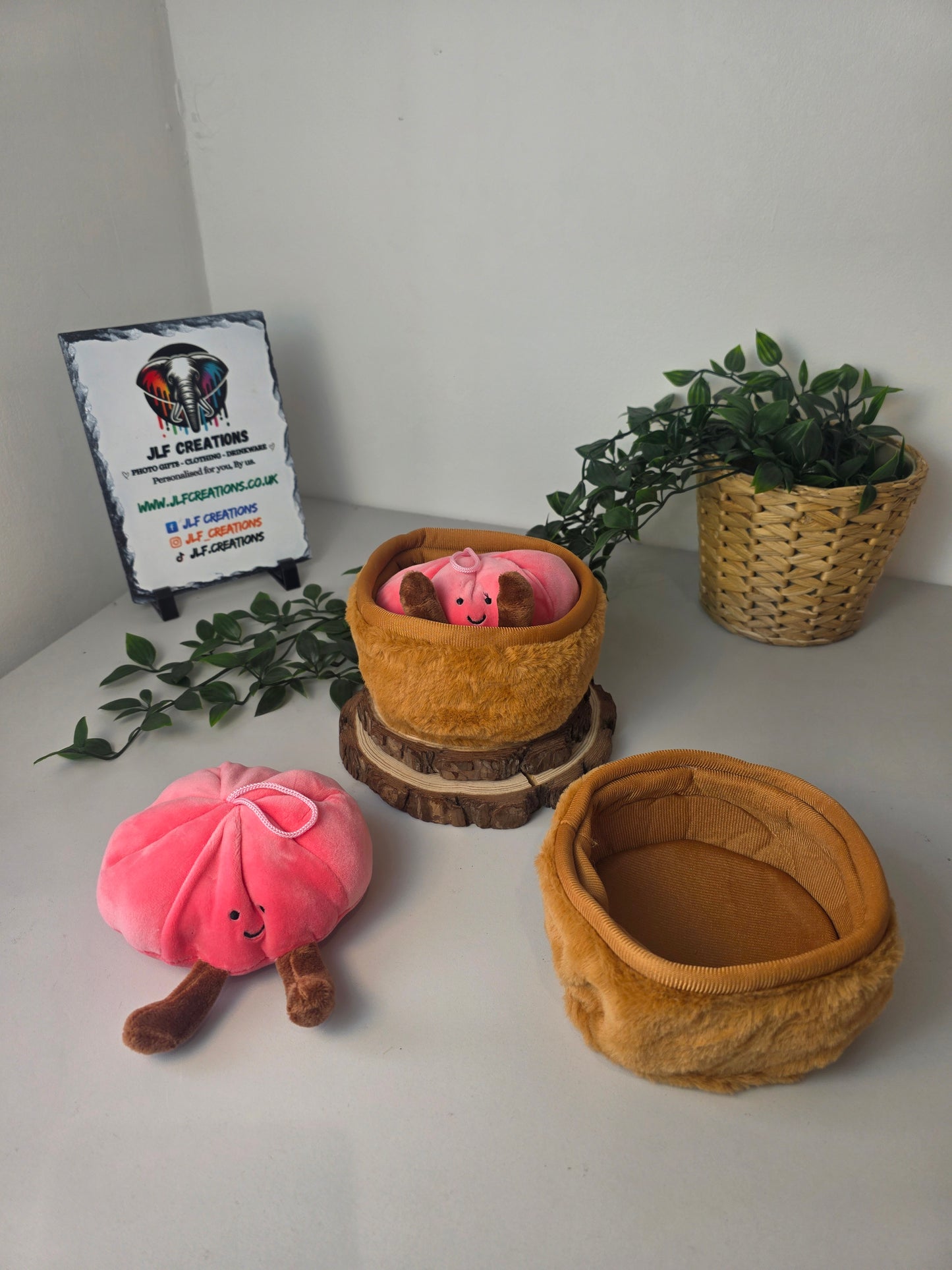 Plushy Dumplings & Basket