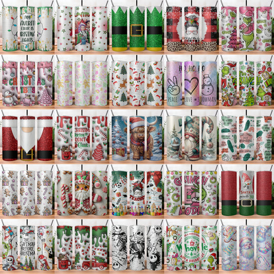 20oz Christmas Tumblers