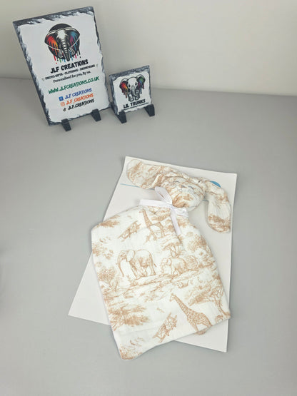 Bunny safari comforter