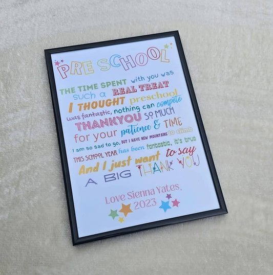 Teacher - Framed Print