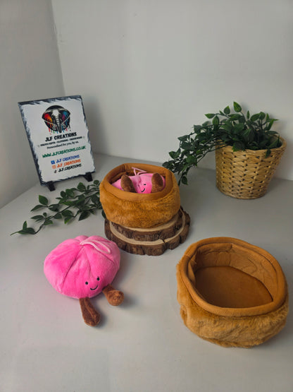 Plushy Dumplings & Basket