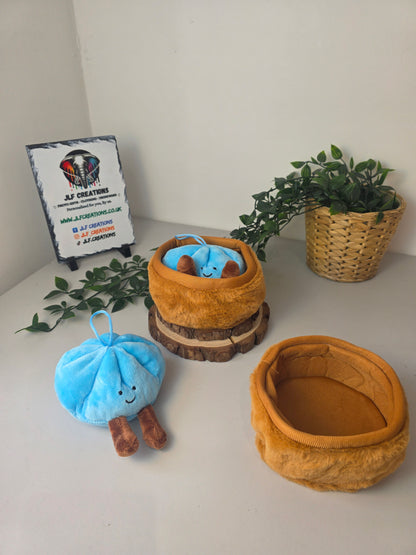 Plushy Dumplings & Basket