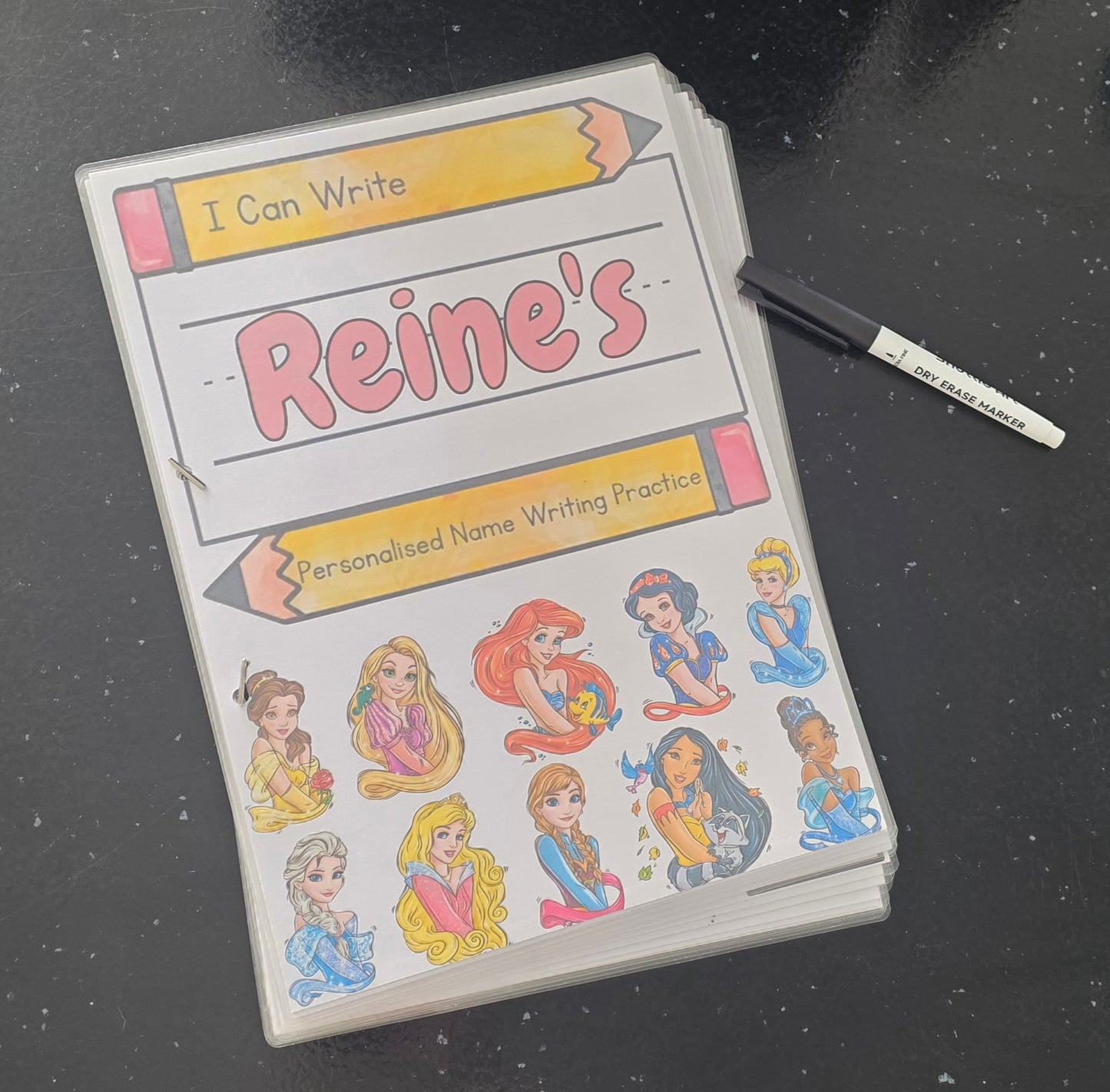 Personalised learning booklet