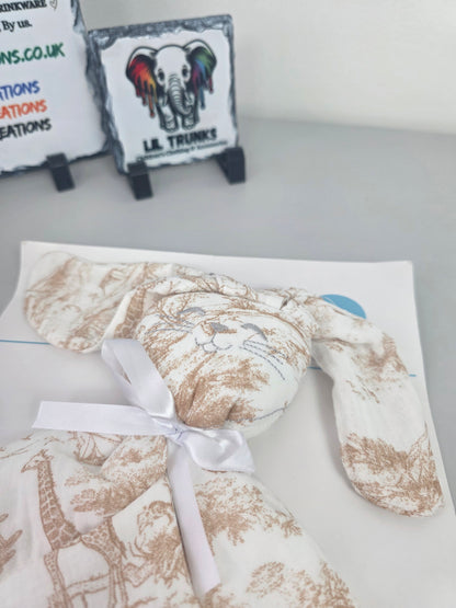 Bunny safari comforter
