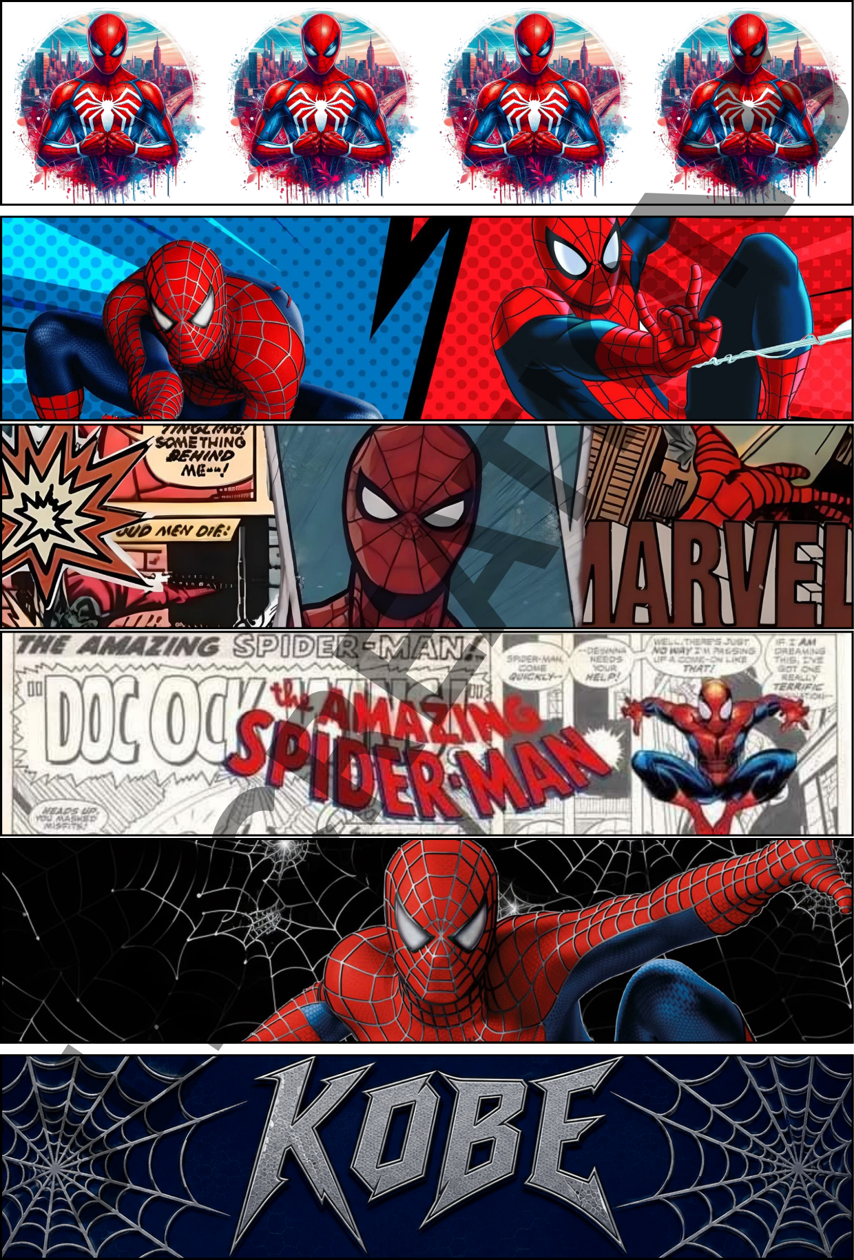 Spiderman Tube Tape