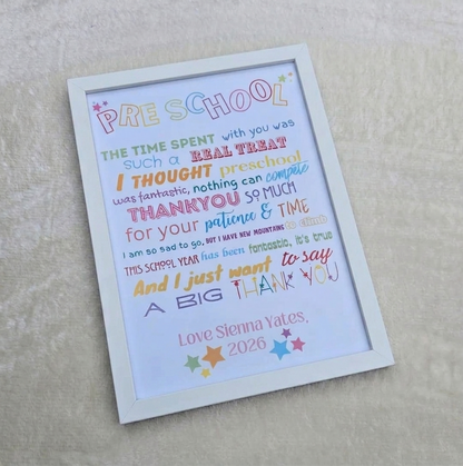 Teacher - Framed Print