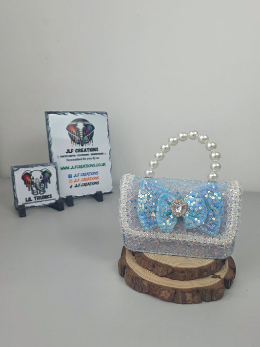 Blue Bow Bag