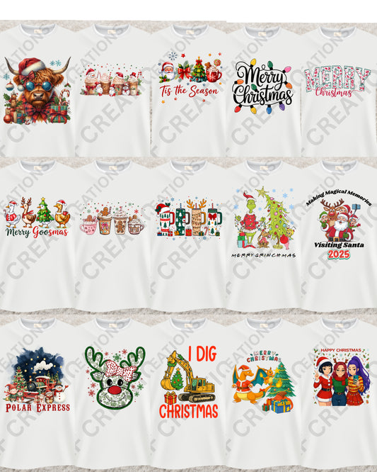 Children's Christmas T-shirts - Bundle 3