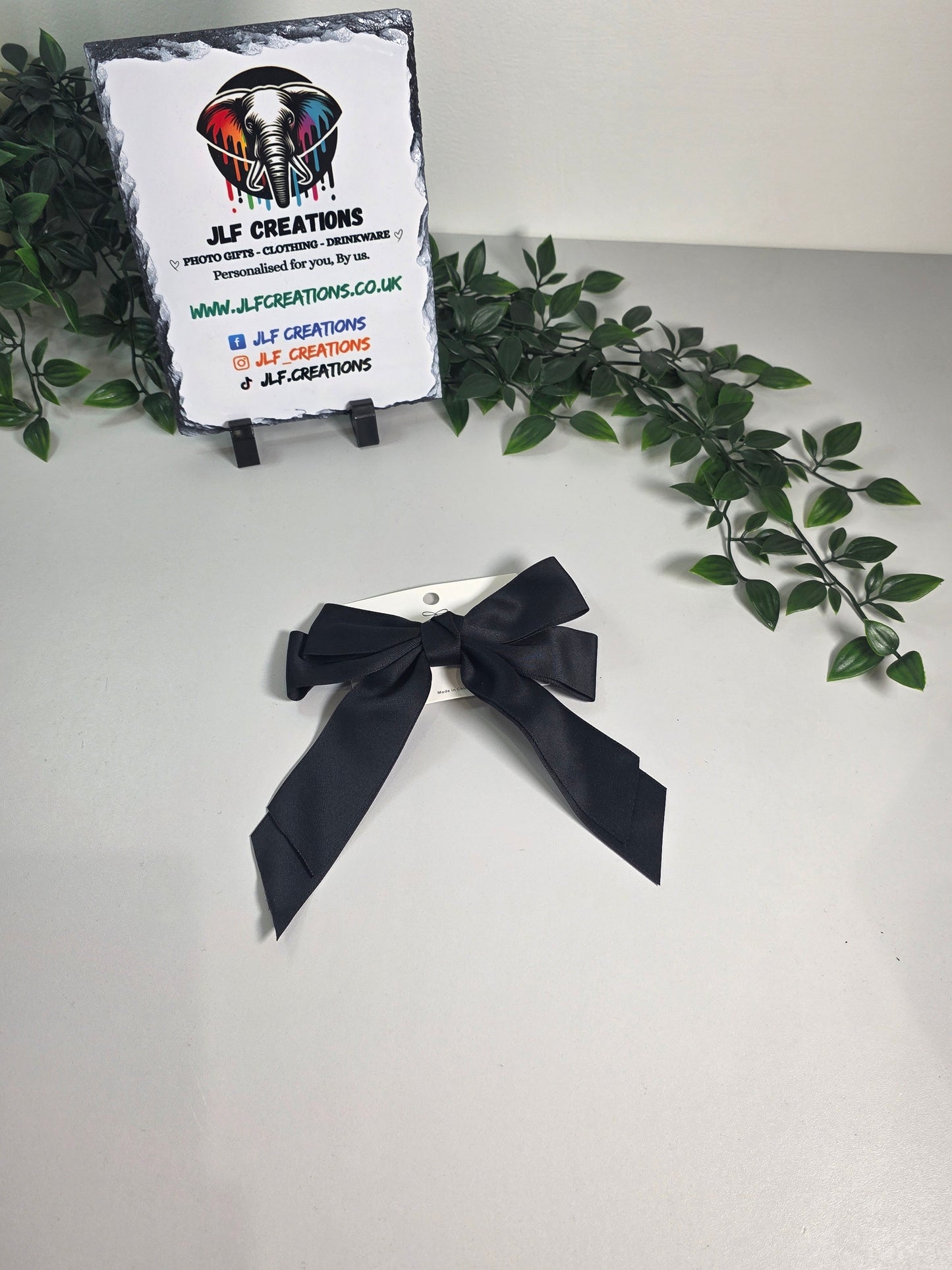 Black bow