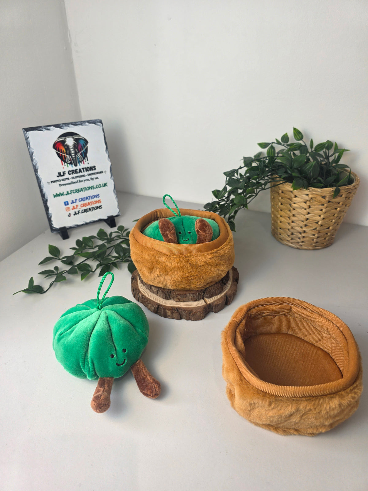 Plushy Dumplings & Basket