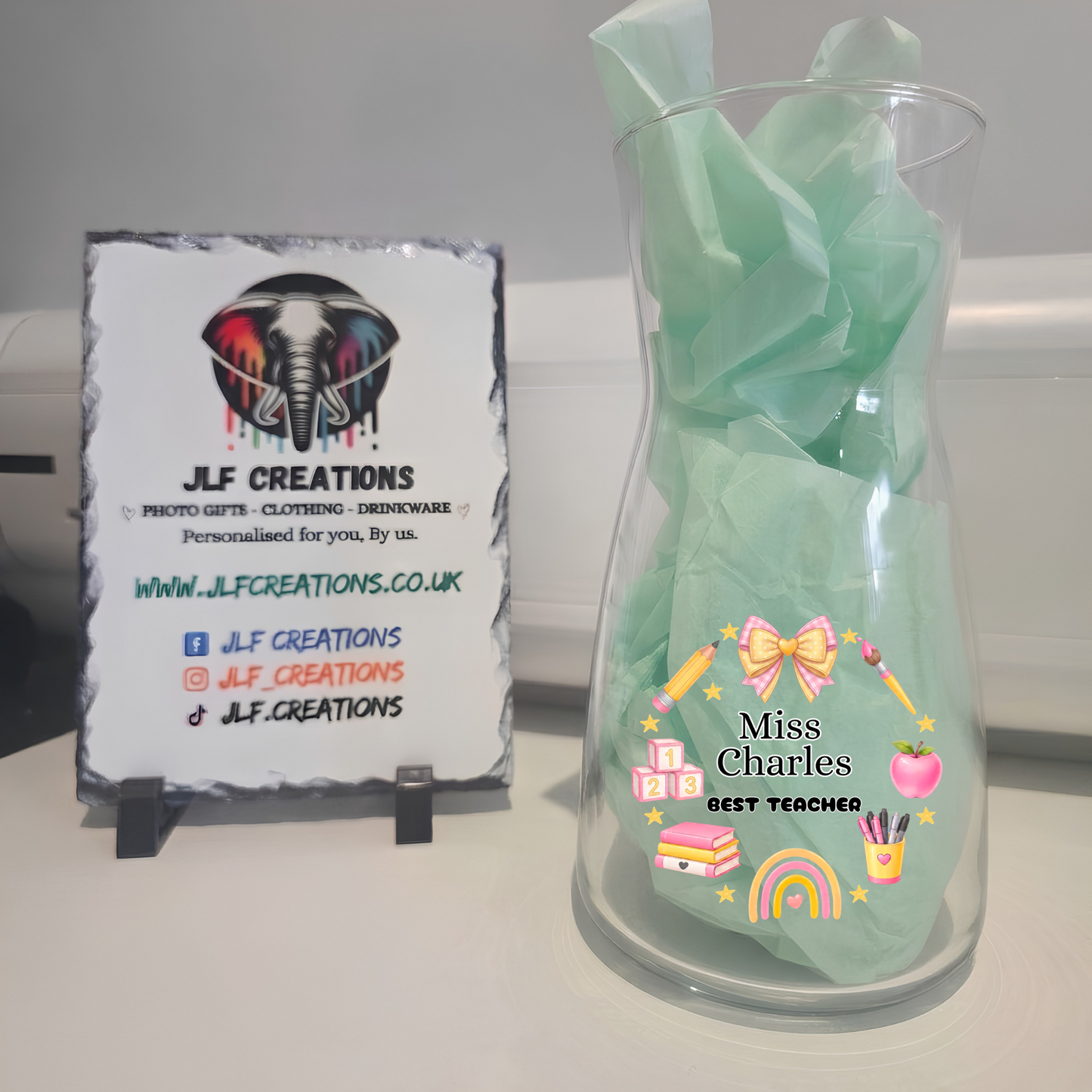 Personalised teacher Vase