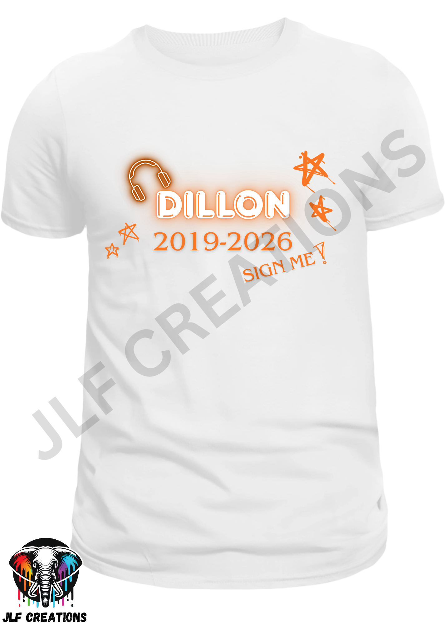 Leavers signing T-shirt