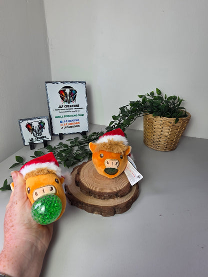 Christmas Highland Cow