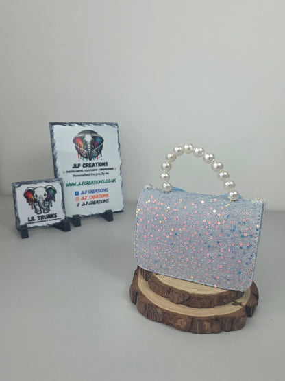Blue Bow Bag