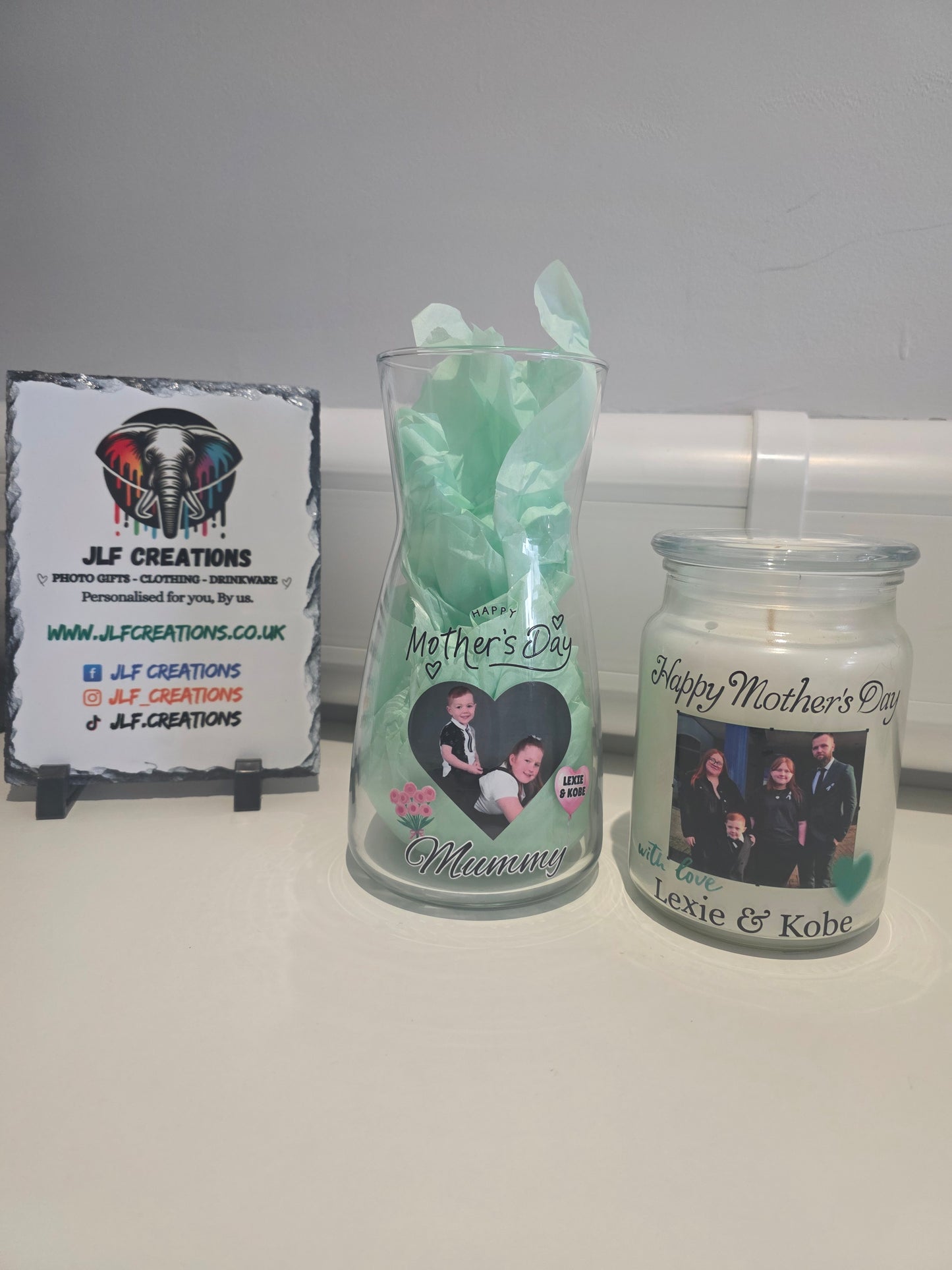 Mothers Day Vase & Candle