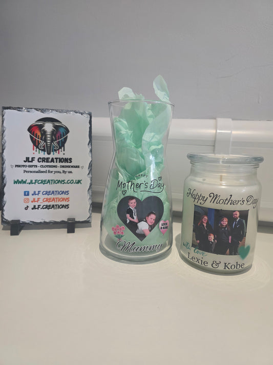 Mothers Day Vase & Candle