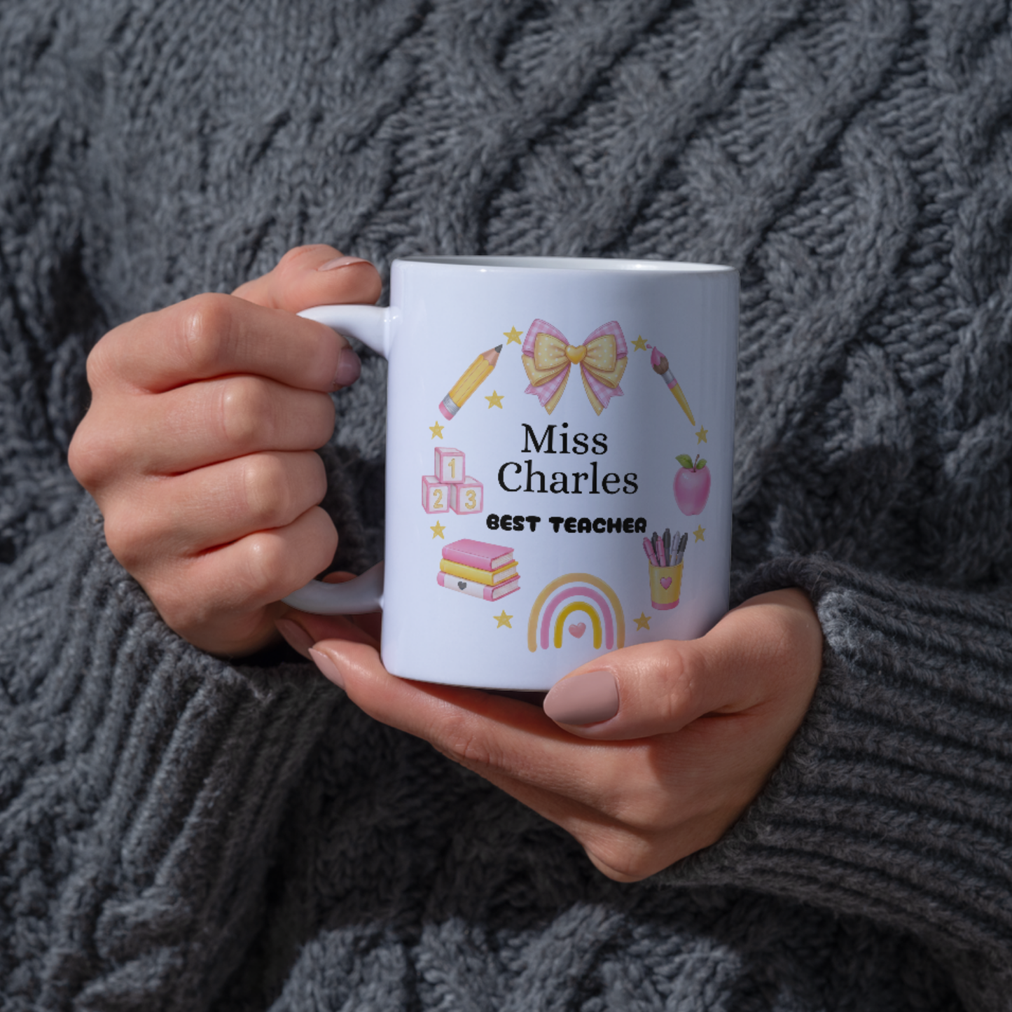 Personalised teacher mug