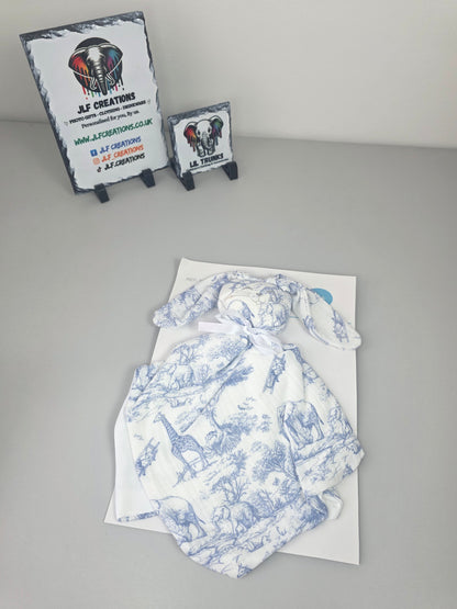 Bunny safari comforter