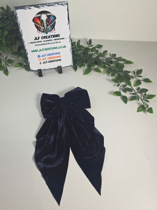Navy velvet