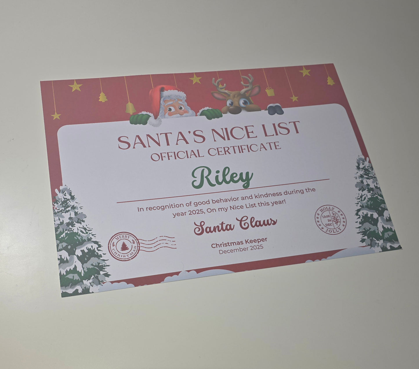 Santa's nice list
