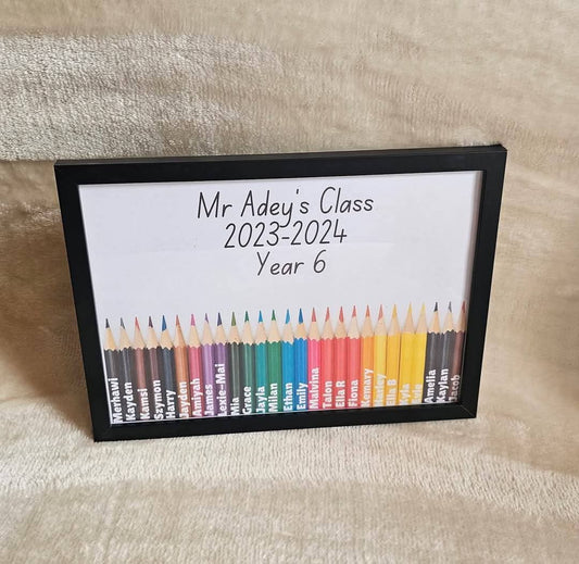 Class name - Framed Print