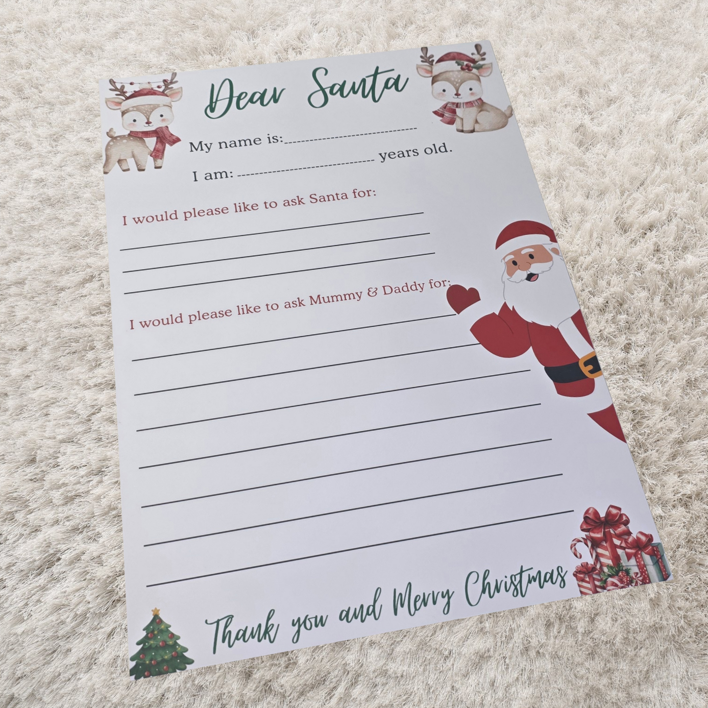 Letter to santa