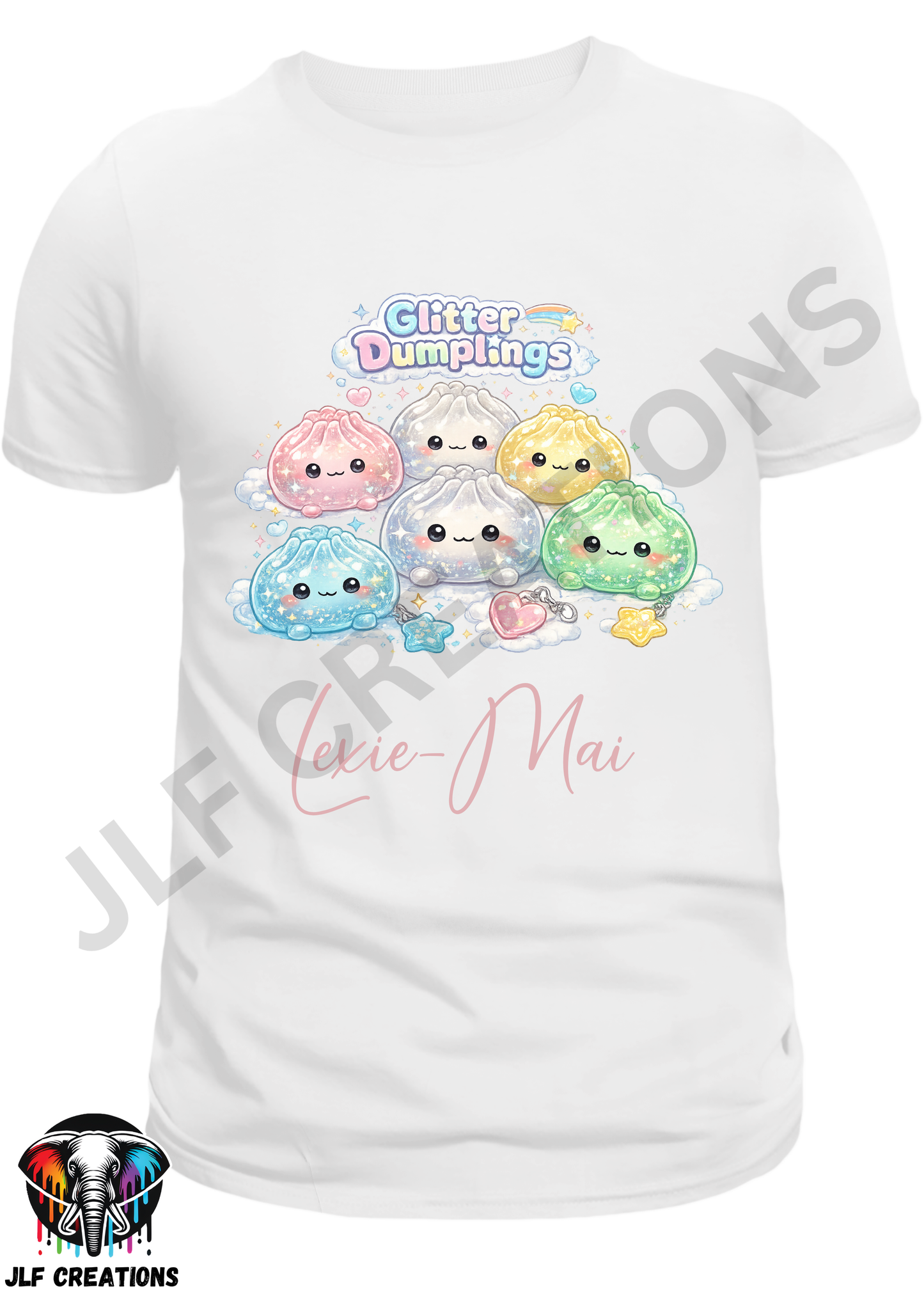 Glitter dumpling t-shirt