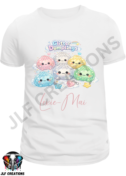 Glitter dumpling t-shirt