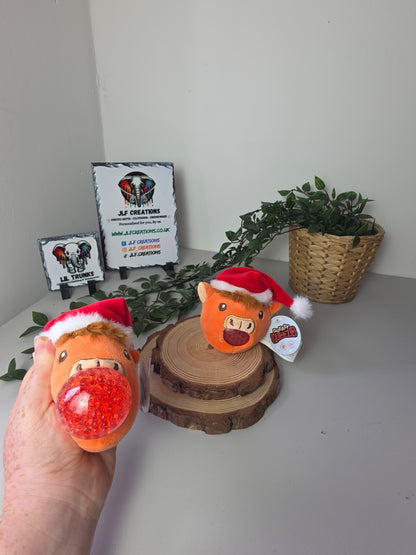 Christmas Highland Cow