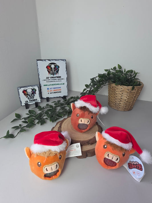 Christmas Highland Cow