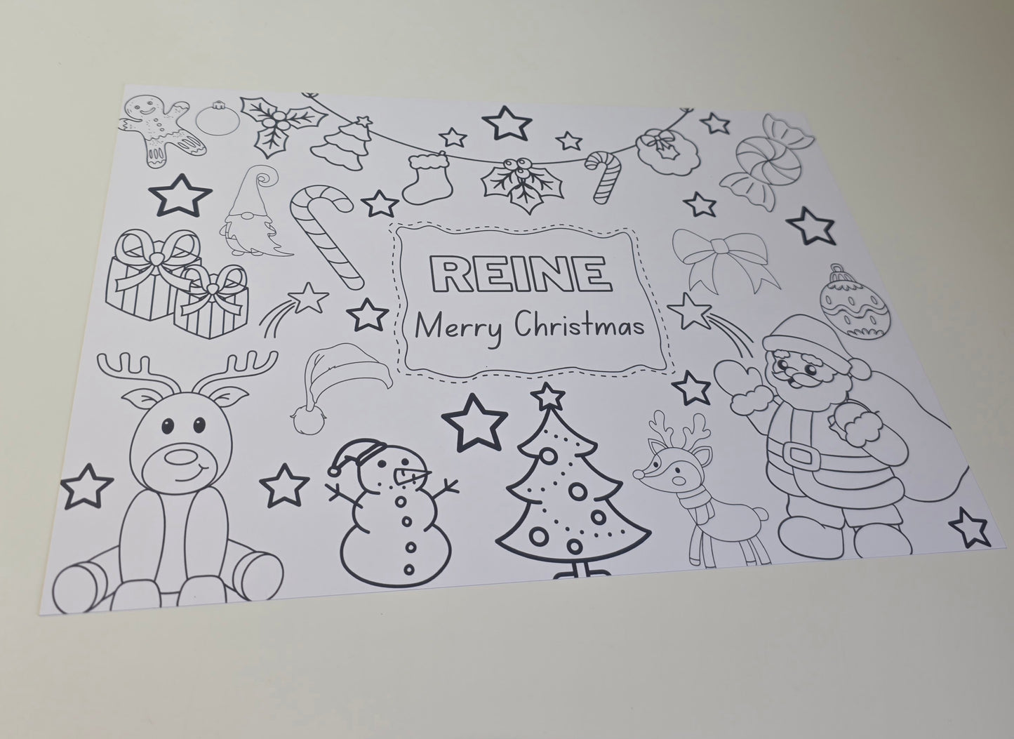 A4 - Colour in Placemat